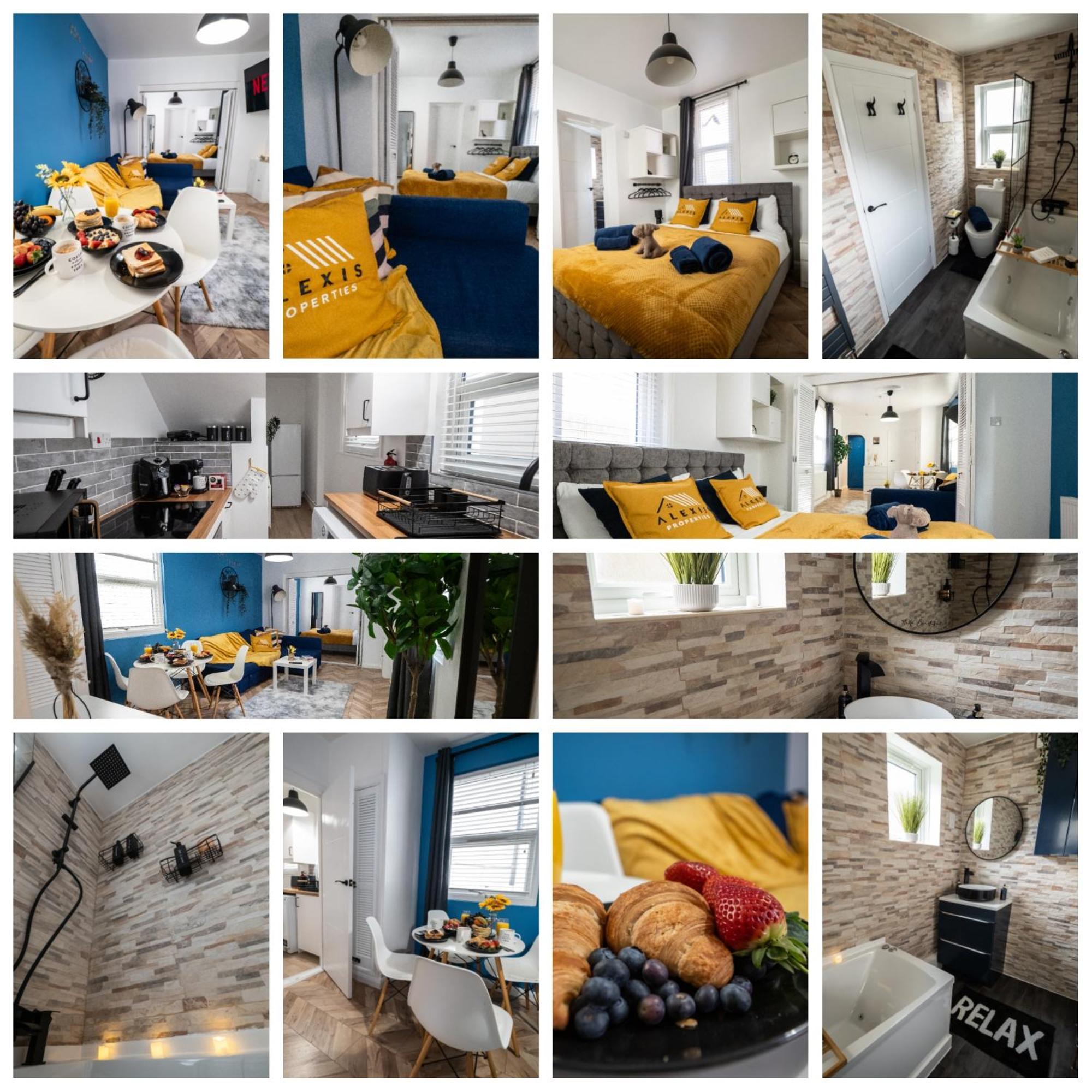 Appartamento Seaside Retreat: Luxury 1-Bed, Free Parking Portsmouth Esterno foto